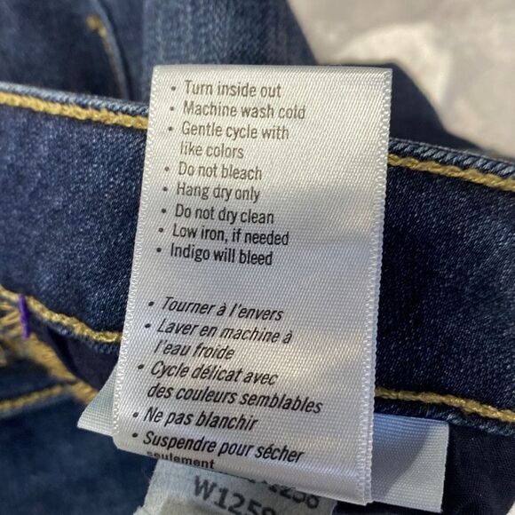 Paige Verdugo  Skinny Stretch Ankle Jeans Nottingham‎ Dark Wash Size 31 - Picture 14 of 15